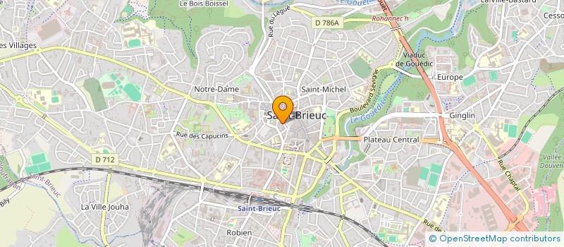 localisation de l'entreprise TOM & TEO à SAINT-BRIEUC