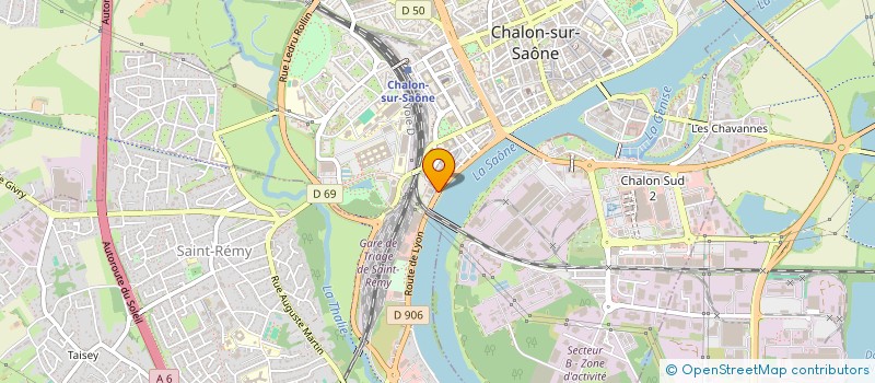 localisation de l'entreprise TOM TOM ET REGIE  CHALON-SUR-SAONE