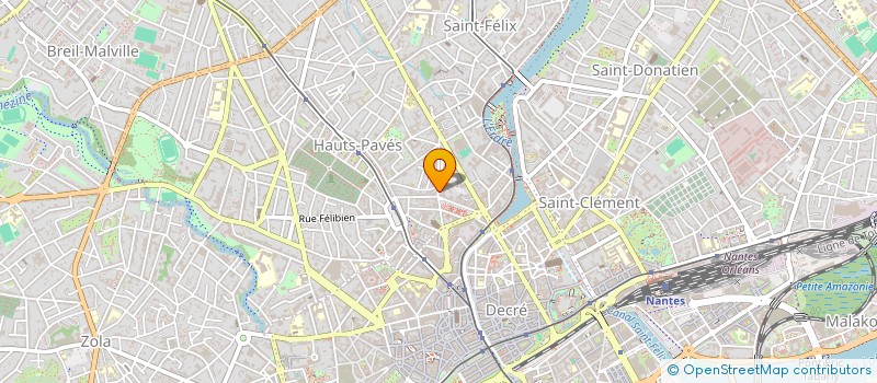 localisation de l'entreprise TOM TOURS à NANTES