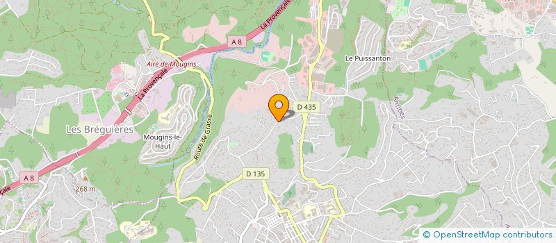 localisation de l'entreprise TOM VAILLANT GOLF  VALLAURIS