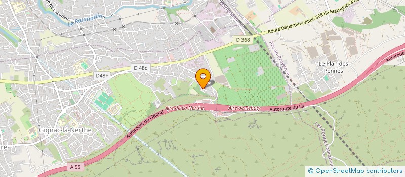 localisation de l'entreprise TOMA  LA FARE-LES-OLIVIERS