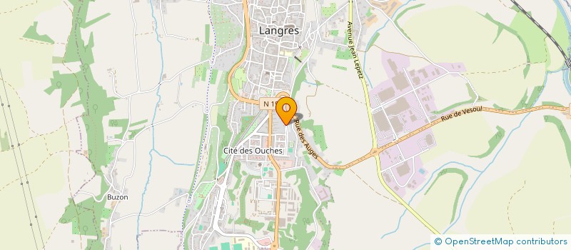 localisation de l'entreprise TOMA  LANGRES