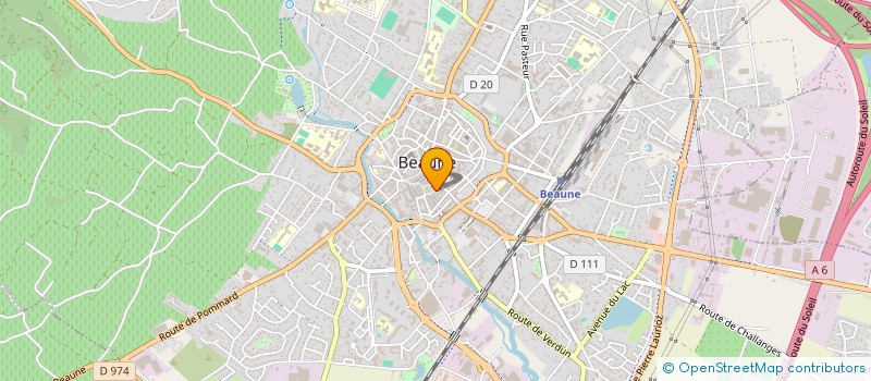 localisation de l'entreprise TOMA à BEAUNE
