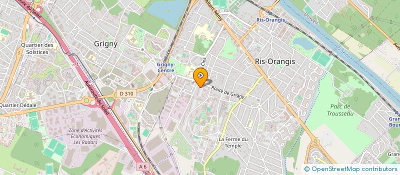 localisation de l'entreprise TOMA - CLIMATISATION ET VENTILATION à RIS-ORANGIS