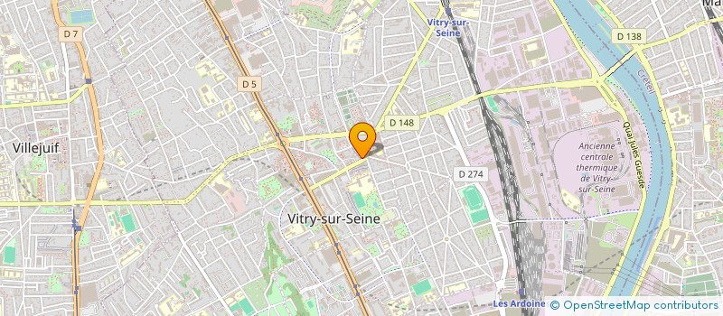 localisation de l'entreprise TOMA COIFFURE à VITRY-SUR-SEINE