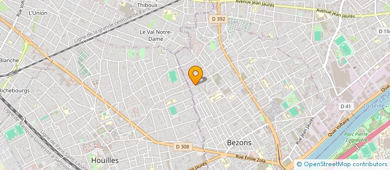 localisation de l'entreprise TOMA PRO FIBRE  BEZONS