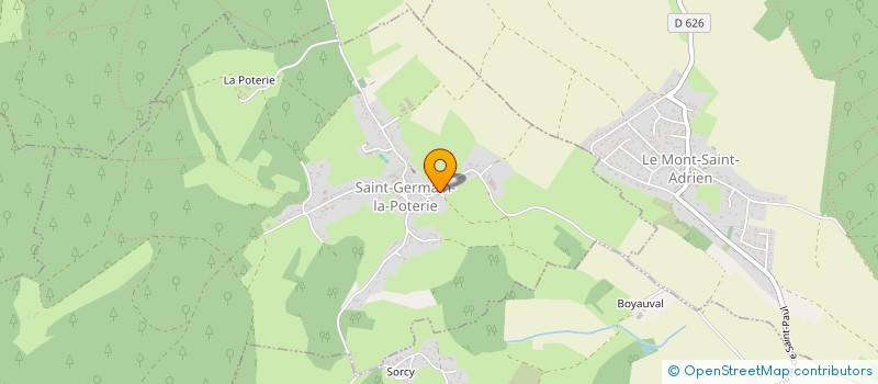 localisation de l'entreprise TOMA RACING DEVELOPMENT  SAINT-GERMAIN-LA-POTERIE