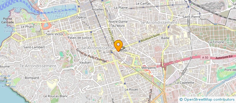 localisation de l'entreprise TOMACS à MARSEILLE
