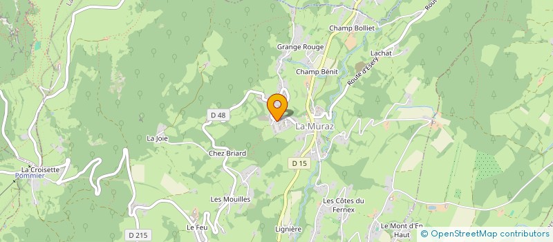 localisation de l'entreprise TOMAE  LA MURAZ