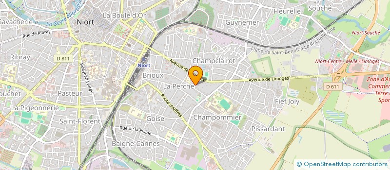 localisation de l'entreprise TOMAE  NIORT