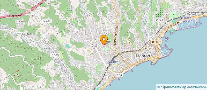 localisation de l'entreprise TOMAEM à MENTON