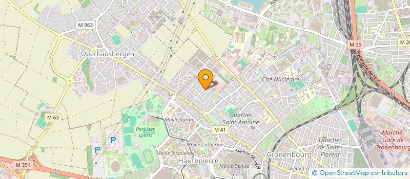 localisation de l'entreprise TOMAHAWK - BIKE MESSENGER à STRASBOURG