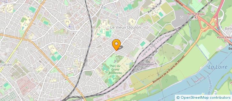 localisation de l'entreprise TOMAHE à NANTES
