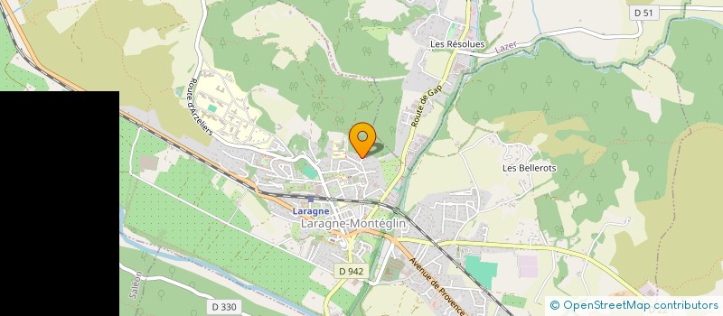 localisation de l'entreprise TOMALIS  LARAGNE-MONTEGLIN