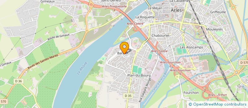 localisation de l'entreprise TOMALYSSA à ARLES