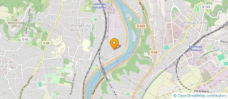 localisation de l'entreprise TOMANDCIE GROUP  COLLONGES-AU-MONT-D'OR