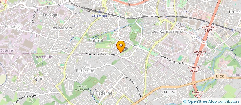 localisation de l'entreprise TOMANI à COLOMIERS