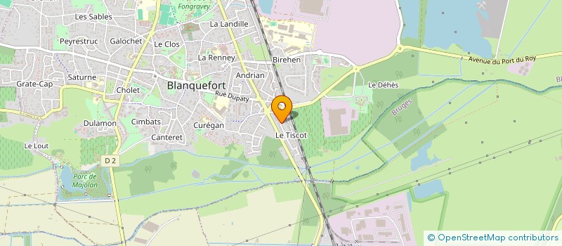 localisation de l'entreprise TOMANNE à BLANQUEFORT