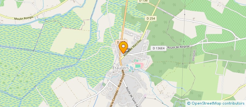 localisation de l'entreprise TOMANTOINE  ETAULIERS