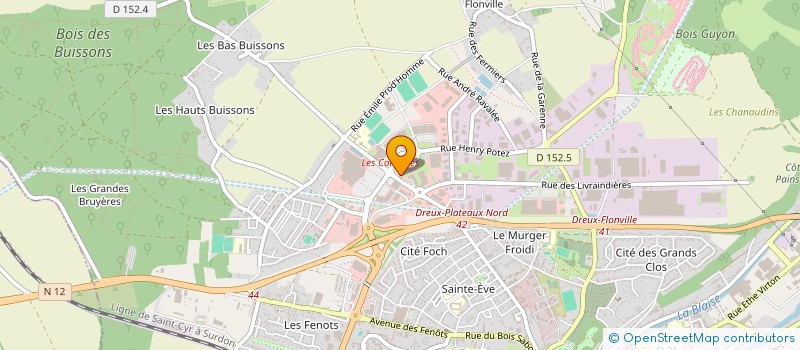 localisation de l'entreprise TOMAOC à DREUX