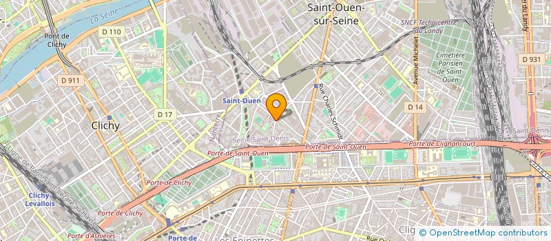 localisation de l'entreprise TOMAPEC à SAINT-OUEN-SUR-SEINE