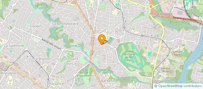 localisation de l'entreprise TOMAR à NANTES