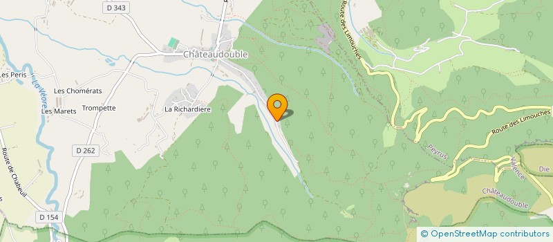 localisation de l'entreprise TOMARA à CHATEAUDOUBLE
