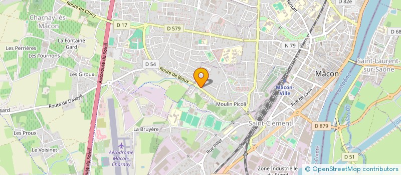 localisation de l'entreprise TOMARC à MACON