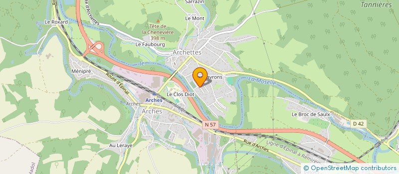 localisation de l'entreprise TOMARIN  ARCHETTES