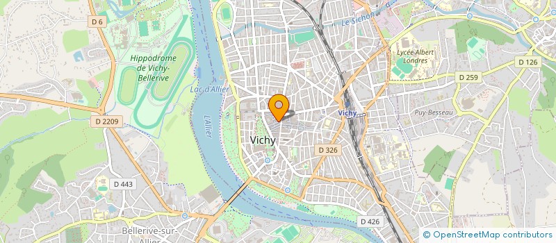 localisation de l'entreprise TOMARION à VICHY