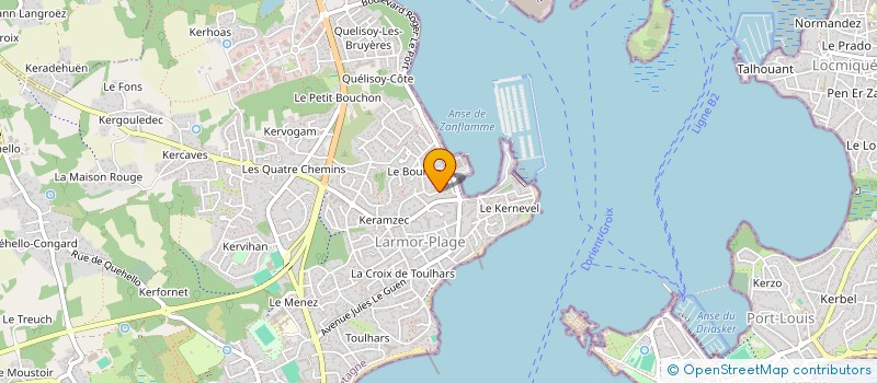 localisation de l'entreprise TOMARO  LARMOR-PLAGE