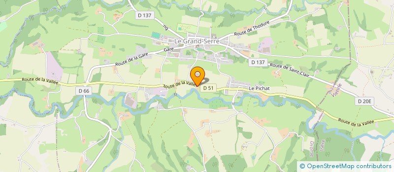 localisation de l'entreprise TOMARSI  LE GRAND-SERRE