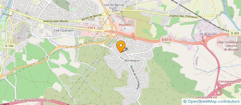 localisation de l'entreprise TOMAS à CARCASSONNE
