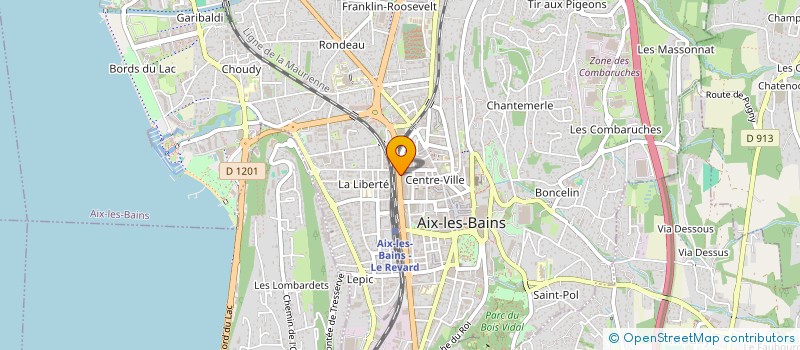 localisation de l'entreprise TOMAS GOISOT  AIX-LES-BAINS