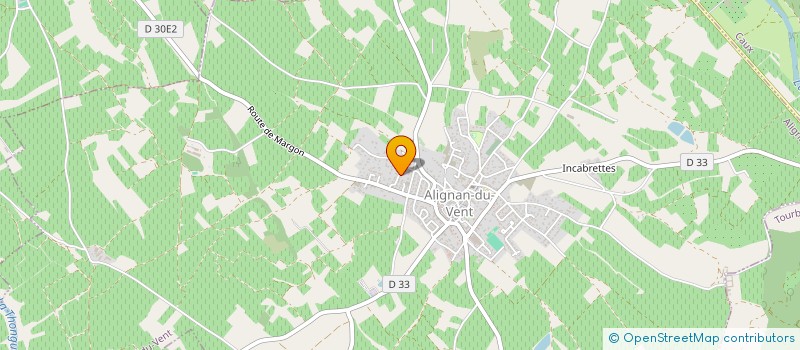 localisation de l'entreprise TOMAS MILANO à ALIGNAN-DU-VENT
