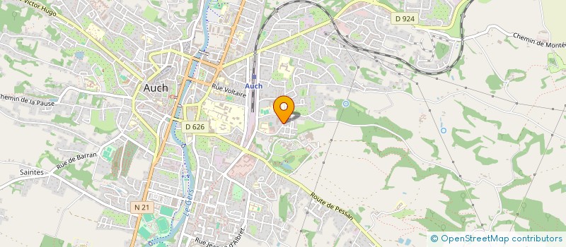 localisation de l'entreprise TOMASA à AUCH