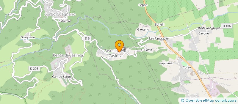 localisation de l'entreprise TOMASI 2B à CASTELLARE-DI-CASINCA