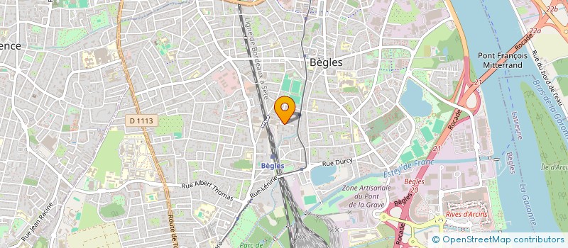localisation de l'entreprise TOMASI AUTO à BEGLES