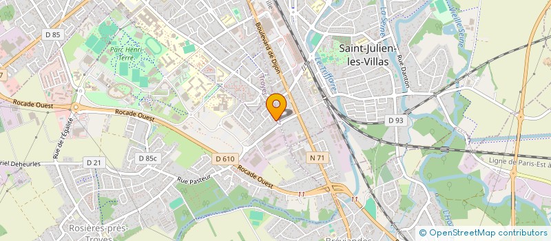 localisation de l'entreprise TOMASICA  ROSIERES-PRES-TROYES