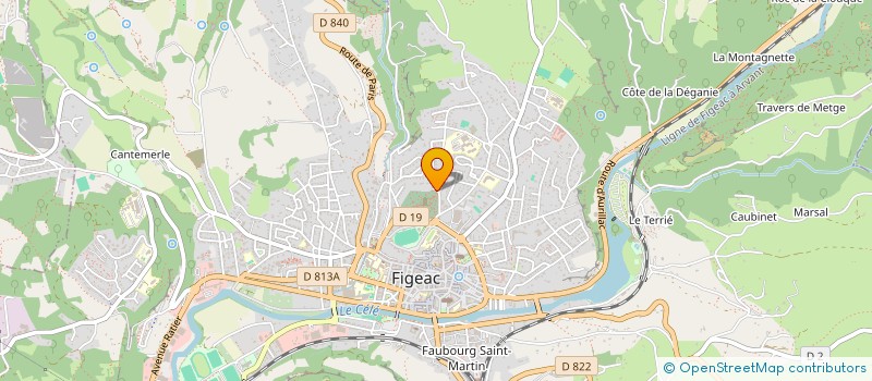 localisation de l'entreprise TOMASSET  FIGEAC