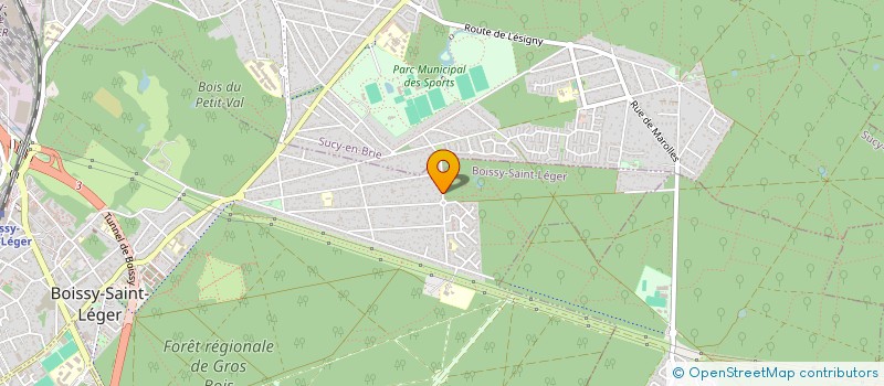 localisation de l'entreprise TOMASSI à BOISSY-SAINT-LEGER