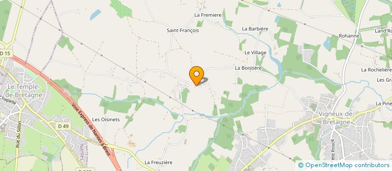 localisation de l'entreprise TOMASZIOL à VIGNEUX-DE-BRETAGNE