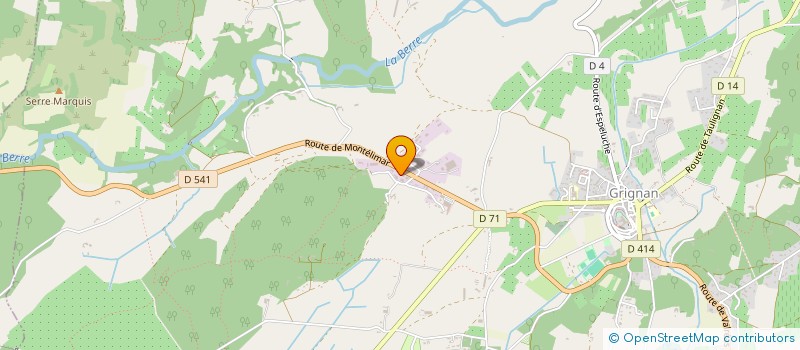 localisation de l'entreprise TOMATE  GRIGNAN