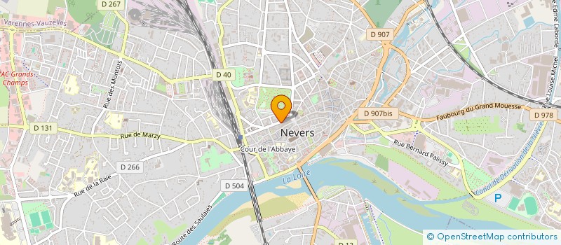 localisation de l'entreprise TOMATE ET CHOCOLAT à NEVERS