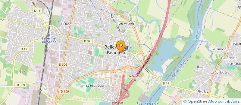 localisation de l'entreprise TOMATIS ET FILS  BELLEVILLE-EN-BEAUJOLAIS