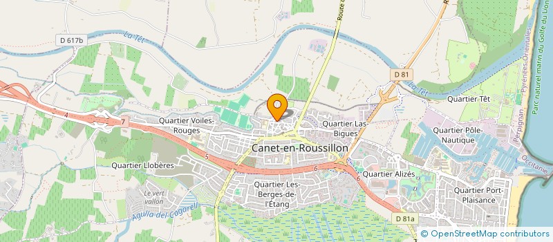 localisation de l'entreprise TOMATO à CANET EN ROUSSILLON
