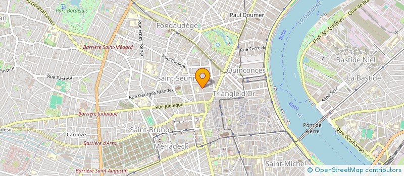 localisation de l'entreprise TOMAUD  BORDEAUX