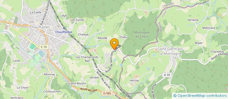 localisation de l'entreprise TOMAVA-IMMO  CHAUFFAILLES