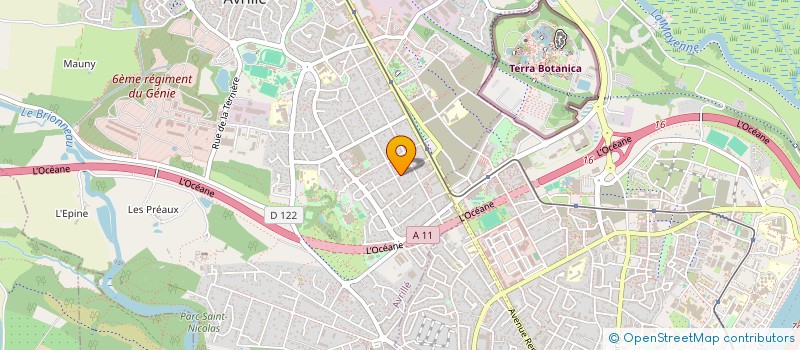 localisation de l'entreprise TOMAVENIRS à AVRILLE