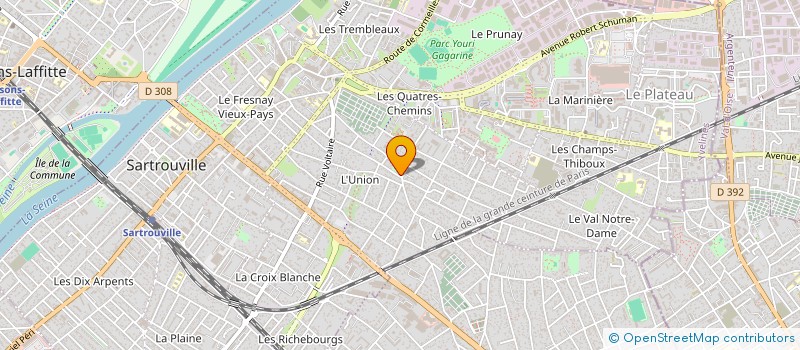 localisation de l'entreprise TOMAVO à SARTROUVILLE